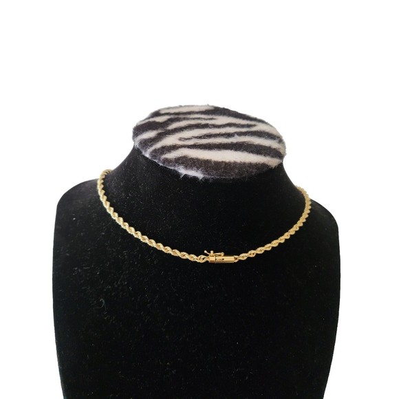 Vintage 14K Yellow Gold 21.2 mm Natural Amethyst Pendant Chain Necklace 20.7 gms - Picture 8 of 9